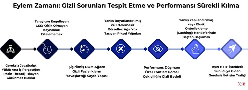 Eylem Zamanı Gizli Sorunları Tespit Etme ve Performansı Sürekli Kılma